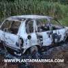 Fotos de Corpo é encontrado carbonizado dentro de carro em estrada rural entre Marialva e Mandaguari