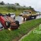 Fotos de Dois carros capotam após colisão na rodovia BR-376