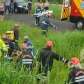 Fotos de Dois carros capotam após colisão na rodovia BR-376