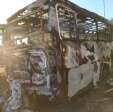 Fotos de Dois ônibus da empresa expresso Maringá são destruídos pelo fogo no Mato Grosso do Sul