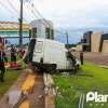 Fotos de Duas pessoas ficam feridas após grave acidente na rodovia PR-317, em Maringá