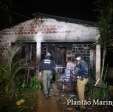 Fotos de Polícia encontra corpo carbonizado em residência e outro cadáver em fossa desativada