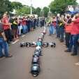 Fotos de Enterro de motoboy é marcado por emoção e homenagens em Maringá