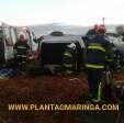 Fotos de Casal fica ferido em capotamento entre as cidades de flórida e ângulo