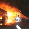 Fotos de Incêndio atinge garagem e chamas destróI 6 ônibus Sarandi