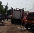 Fotos de Incêndio de grandes proporções em fábrica de borracha em Maringá