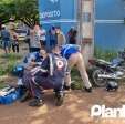 Fotos de Jovem é intubado após moto bater contra poste em Maringá