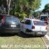 Fotos de Mãe e filhas ficam feridas em acidente na Avenida Tuiuti em Maringá