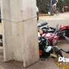 Fotos de Moça sofre ferimentos graves após bater moto contra poste em Sarandi