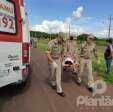 Fotos de Moto é arrastada por 100 metros após colisão traseira na PR-323 entre Paiçandu e Maringá