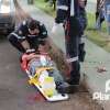 Fotos de Motociclista corre risco de ter pé amputado após queda de moto enquanto empinava em Maringá