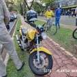 Fotos de Motociclista e pedestre ficam feridos após grave acidente em Maringá