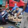 Fotos de Motociclista é socorrido com ferimentos graves após acidente na Avenida São Paulo em Maringá