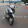 Fotos de Motociclista é socorrido com ferimentos graves após acidente na Avenida São Paulo em Maringá