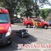 Fotos de Motociclista fica em estado grave após motorista invadir preferencial em Maringá