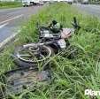 Fotos de Motociclista fica em estado gravíssimo após se envolver em acidente com caminhonete em Sarandi