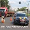 Fotos de Motociclista fica gravemente ferido após colisão com carreta em Maringá