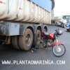 Fotos de Motociclista fica gravemente ferido após colisão com carreta em Maringá