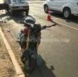 Fotos de Motociclista ficam em estado gravíssimo após bater atrás de veículo em Maringá