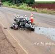 Fotos de Motociclista morre após bater de frente com carreta entre Paiçandu e Água Boa