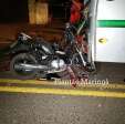 Fotos de Motociclista morre após bater de frente com ônibus do transporte público em Maringá