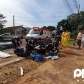 Fotos de Motociclista que atropelou gari em Maringá, morre no hospital