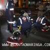 Fotos de Motociclista sem cnh, avança sinal e causa acidente no centro de Maringá