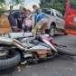 Fotos de Motociclista sofre ferimentos grave ao atingir caminhonete que invadiu preferencial Maringá