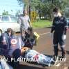 Fotos de Motociclista sofre ferimentos graves ao bater na traseira de ônibus em Maringá