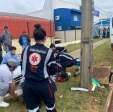 Fotos de Motociclista sofre ferimentos graves após bater em poste em Maringá