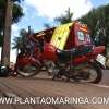 Fotos de Motociclista tem parte da mão dilacerada, após acidente em Maringá