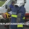 Fotos de Motociclista tem perna esmagada ao bater em caminhão em Maringá