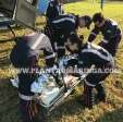 Fotos de Motociclistas sofrem acidente após perder controle de moto ao passar por buraco na rodovia PR-317 entre Santa Fé e Iguaraçu