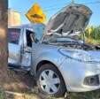 Fotos de Motorista com sinais de embriaguez é detido após causar grave acidente na Avenida morangueira em Maringá