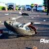 Fotos de Motorista com sinais de embriaguez invade pista contrária, atinge e deixa motociclista em estado gravíssimo em Maringá