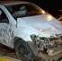 Fotos de Motorista curioso para ver acidente, causa outra colisão, em Mandaguaçu