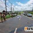 Fotos de Motorista de caminhão faz conversão proibida e mata motociclista em Maringá