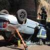 Fotos de Motorista fica ferida após carro despencar de viaduto em Maringá