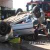 Fotos de Motorista fica ferida após carro despencar de viaduto em Maringá