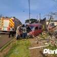 Fotos de Motorista perde controle do carro e derruba muro de residência em Maringá