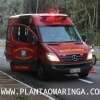 Fotos de Mulher perde o controle e carro vai parar, dentro do bosque 2, em Maringá