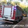 Fotos de Mulher perde o controle e carro vai parar, dentro do bosque 2, em Maringá