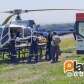 Fotos de Mulher é socorrida de helicóptero após cair de três metros de altura em um supermercado de Mandaguaçu