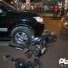 Fotos de Mulher fica ferida após acidente entre carro e moto em Sarandi