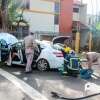 Fotos de Mulher fica ferida após acidente entre dois carros em Maringá