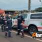 Fotos de Mulher fica ferida após carro capotar no contorno norte, em Maringá