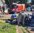 Fotos de Mulher morre e homem fica ferido em acidente entre carro e moto em Maringá