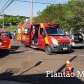 Fotos de Mulher morre e homem fica ferido em acidente entre carro e moto em Maringá