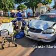 Fotos de Mulher morre e homem fica ferido em acidente entre carro e moto em Maringá