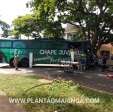 Fotos de Ônibus adesivado com logo da chapecoense sofre acidente em Maringá-pr